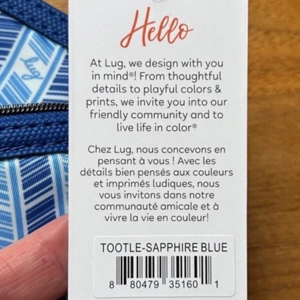 Lug Tootle 2pc Organizer Set - Blue & White - Picture 3 of 4